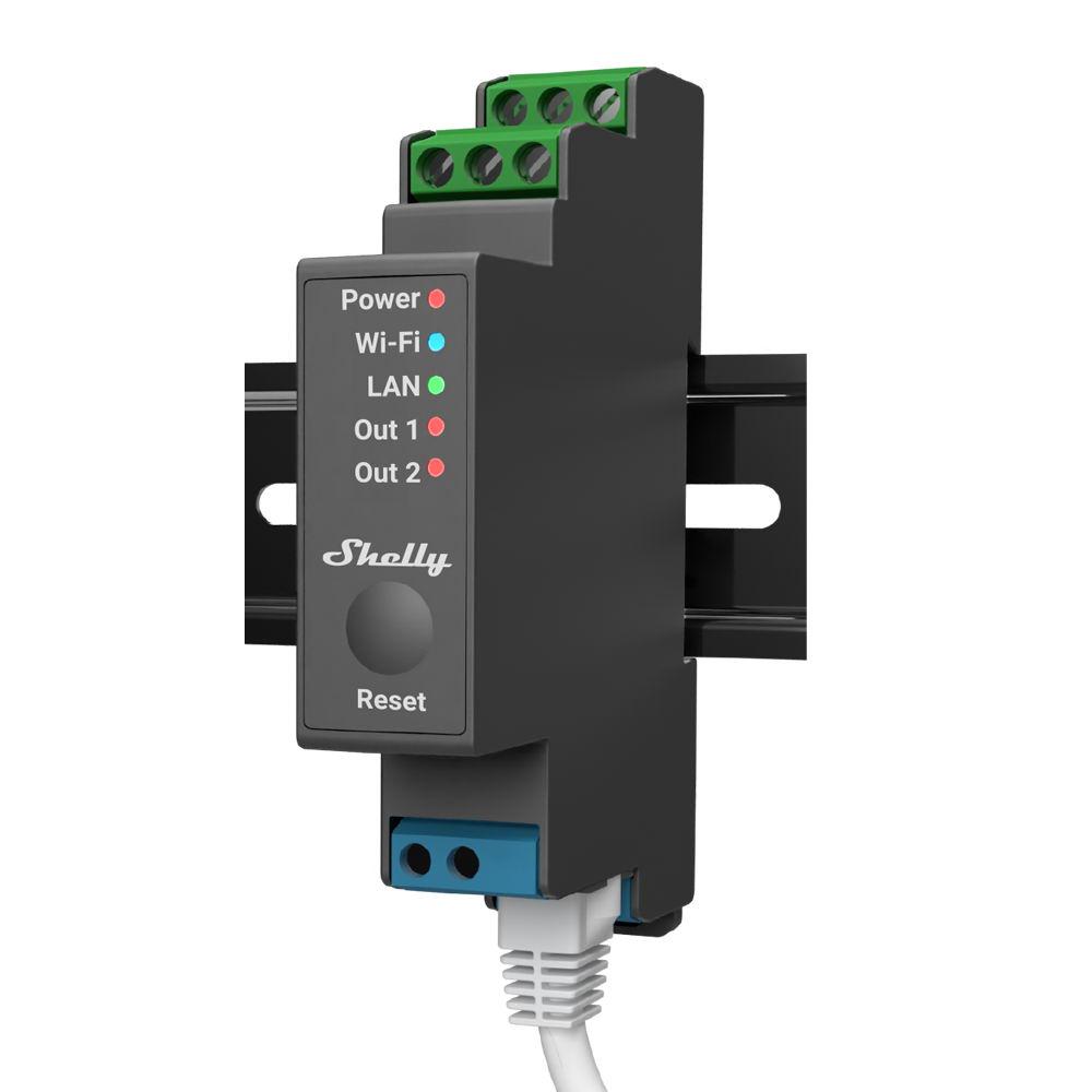Shelly 2.5 Smart Home WLAN Double Relay Switch 230 V 10 A, Digital